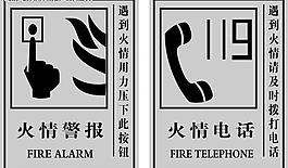 消防指示牌圖片