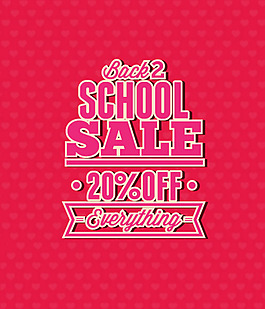 開(kāi)學(xué)季創(chuàng)意海報(bào)02—矢量素材