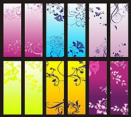 韓式X展架花紋