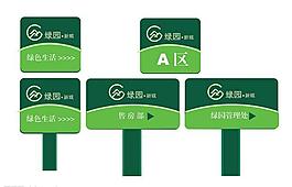 名仕★綠園新城指示牌圖片