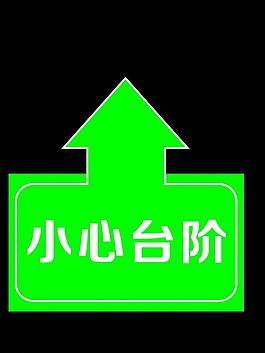 小心臺階圖片