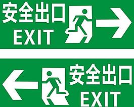 安全出口指示牌圖片