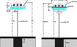 道路标牌图片