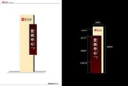 富興嘉城營銷中心指示牌效果設(shè)計圖圖片