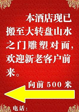 指示海報(bào)圖片