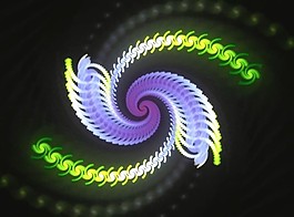 抽象動態(tài)光暈視頻背景