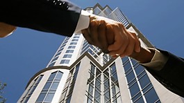 企業宣傳片商務握手視頻素材下載