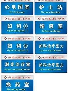 各科門(mén)牌圖片