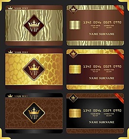 金樽VIP卡矢量图