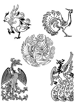 傳統吉祥動物紋樣鳳凰