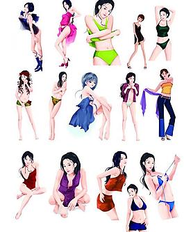 性感卡通美女圖片
