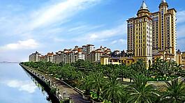 畫面背景建筑素材圖片