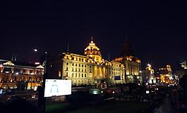 上海外灘的夜景圖片