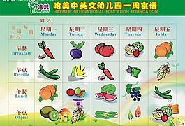 幼兒園食譜圖片