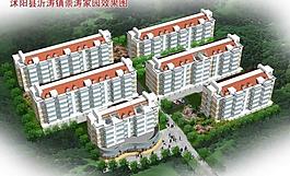 住宅小區(qū)效果圖圖片