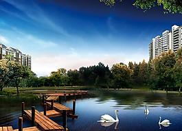 地產(chǎn) 湖景圖片