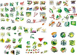 矢量圖片 標(biāo)志 農(nóng)作物綠葉矢量