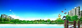 湖景圖片