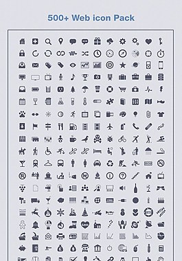 500精致webicon網(wǎng)頁(yè)設(shè)計(jì)元素