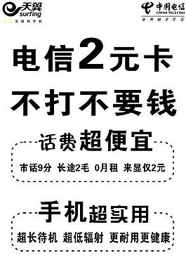 電信2元卡圖片