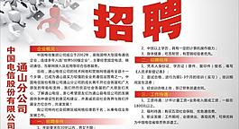 電信招聘海報(bào)圖片
