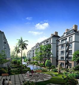 高清晰建筑效果图图片