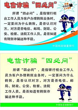 電信詐騙四必問圖片