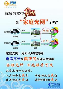 電信宣傳單圖片