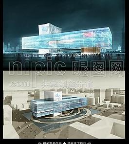 博物馆效果图图片