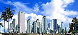 樓房景觀建筑效果圖圖片