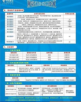 電信宣傳單圖片