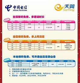 電信2g3g卡資費標準圖片