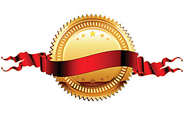 大紅絲帶金牌