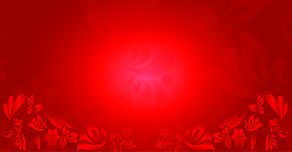 红色花纹底图