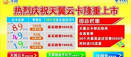 天翼云卡上市圖片