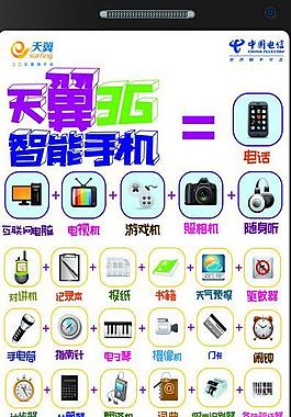 電信天翼智能手機圖片