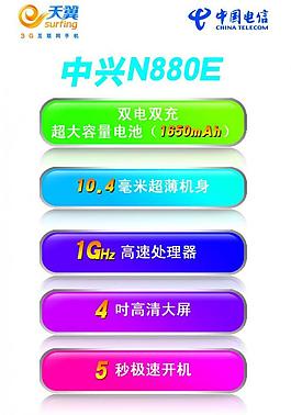 中興n880e宣傳單頁圖片