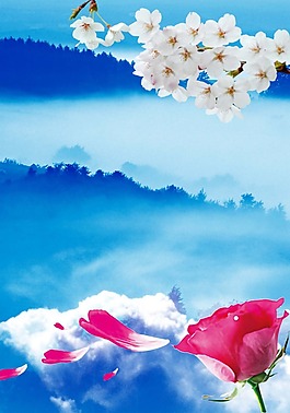 春天背景圖片花背景