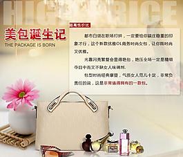 淘宝女包广告图片