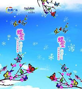 包柱冬景圖片