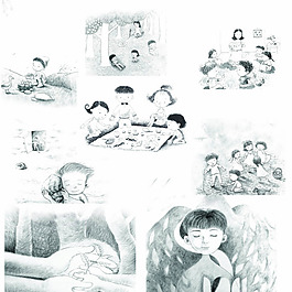 素描人物