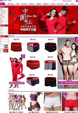 网站首页模板图片