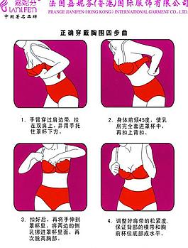 正確穿戴胸圍圖片