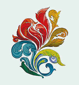 鳳凰式花紋