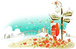 矢量花卉素材