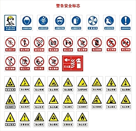 警告安全標(biāo)志集