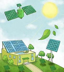 太阳能省电图片