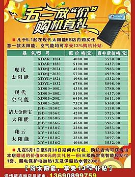 五一太陽能廣告圖片