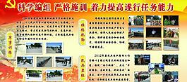 军事展板图片
