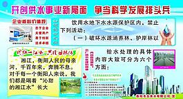 節(jié)約用水展板圖片